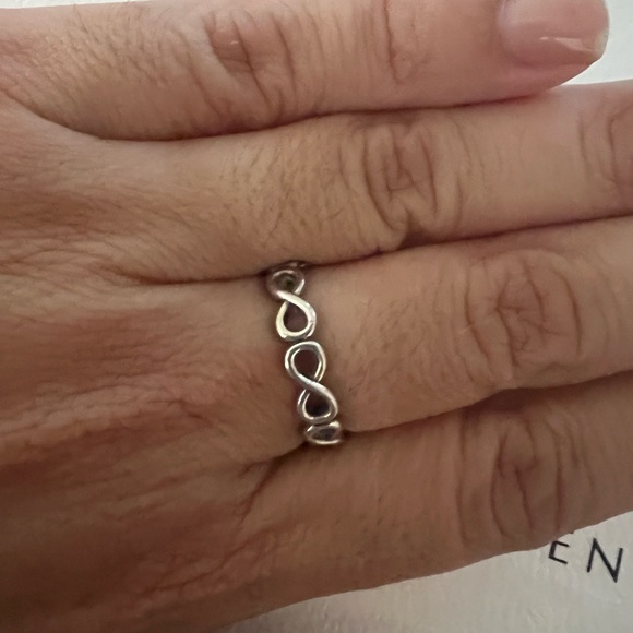 PANDORA “Infinity Band” Ring S925 - Picture 7 of 9